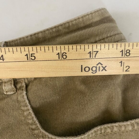 Coldwater Creek Classic Fit Corduroy Pants Womens‎ Size 16 Khaki Tan - Picture 7 of 10